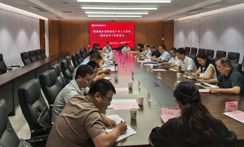 陜西地礦集團(tuán)召開深化產(chǎn)業(yè)工人隊(duì)伍建設(shè)改革工作推進(jìn)會(huì)